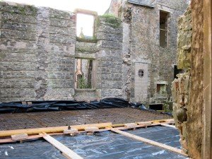 Interior levelled ready for concreting 2
